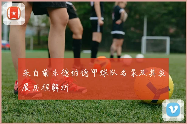 来自前东德的德甲球队名录及其发展历程解析